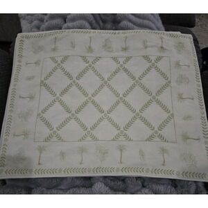 Vintage Waverly Reversible Placemats Garden Room Paradise Island Set of 8 18x14